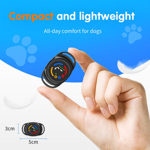 Smart Waterproof Anti Bark Device Mini Dog Training Collar With Color Screen