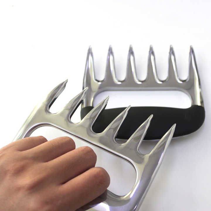 Stainless Steel Meat Shredding Claws Multipurpose Bbq Tool For Pulled Chicken And Pork