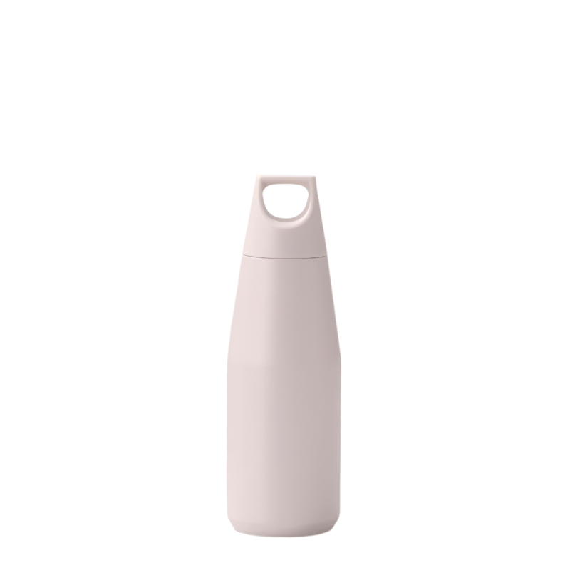 White 316 Stainless Steel 580Ml Insulated Bottle American Tapered Design Outdoor Sports Large Capacity Cola Water Flask