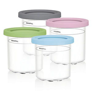 Four Color Set Durable Food Storage Containers Multi Bpa Free Airtight