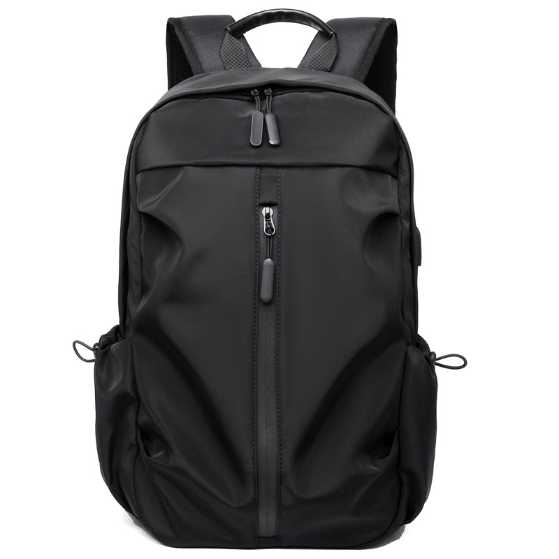 Black Business Casual Laptop Backpack With Usb Charging Port Travel Work And Student Use