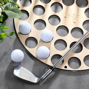 42 Hole Wooden Golf Ball Stand Laser Cut Organiser For Lovers Durable And High Quality Storage Rack