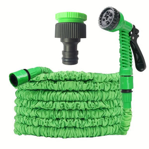 15M Anti Kink Expandable Garden Hose Flexible Tangle Free Water With Adjustable Spray Nozzle