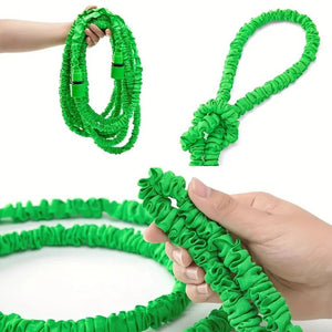 22M Anti Kink Expandable Garden Hose Flexible Tangle Free Water With Adjustable Spray Nozzle