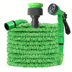 30M Anti Kink Expandable Garden Hose Flexible Tangle Free Water With Adjustable Spray Nozzle