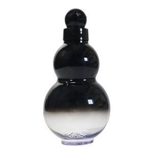 32Oz Inspired Gourd Water Plastic Black Bottle Decorative Double Layer Flask With Calligraphy And Accessories