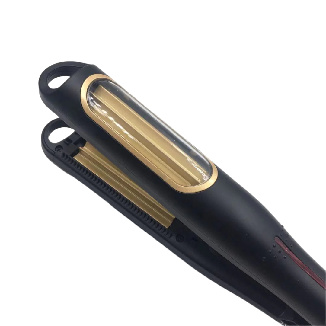 Gold Automatic Hair Crimper Professional Ceramic Styling Tool For Cornrow And Textured Waves