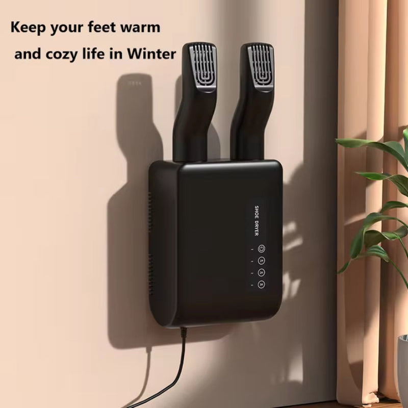 White Wall Mounted Intelligent Shoe Dryer 360A Warm Air Fast Drying System With Constant Temperature