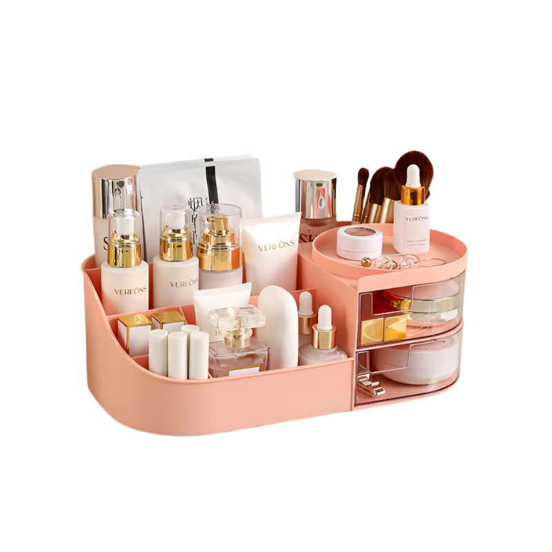 Makeup Organizer Pink (33.5*19*12Cm)