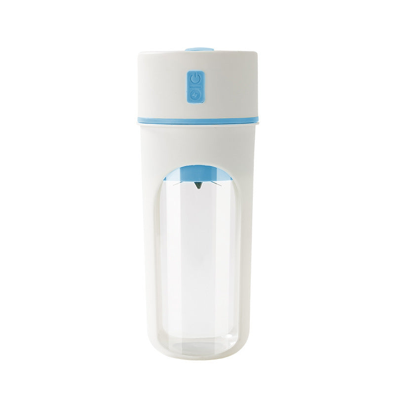 Blue Portable Blender Bottle Rechargeable Mini For Diy Juices And Smoothies