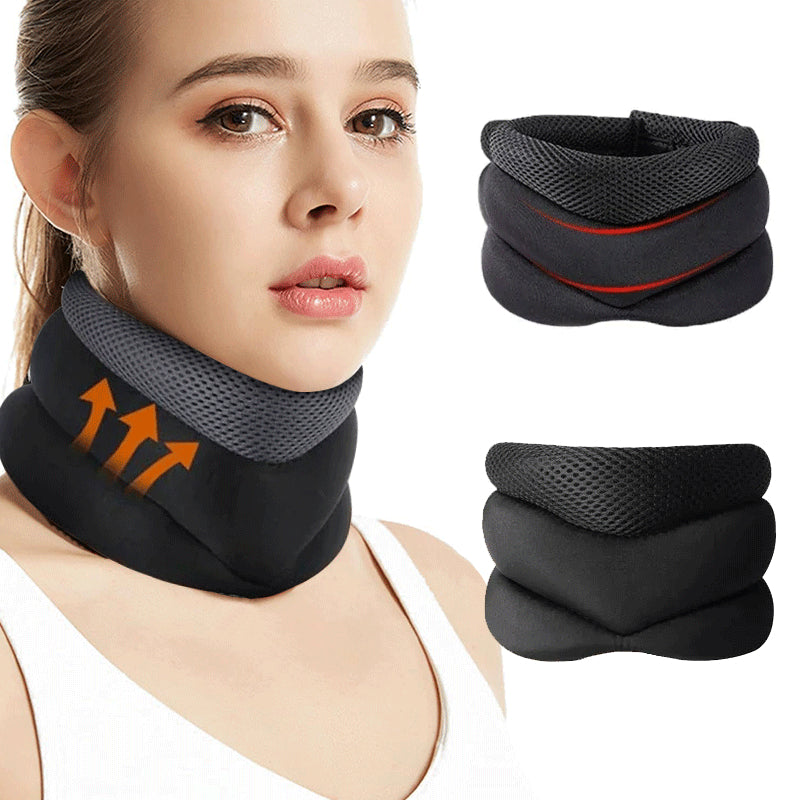 Adjustable Neck Brace With V Shape Design Cervical Spine Support For Pain Relief And Posture Correction