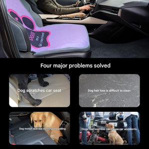 Pink Dog Car Seat Cover Waterproof & Scratch Resistant Pet Protector