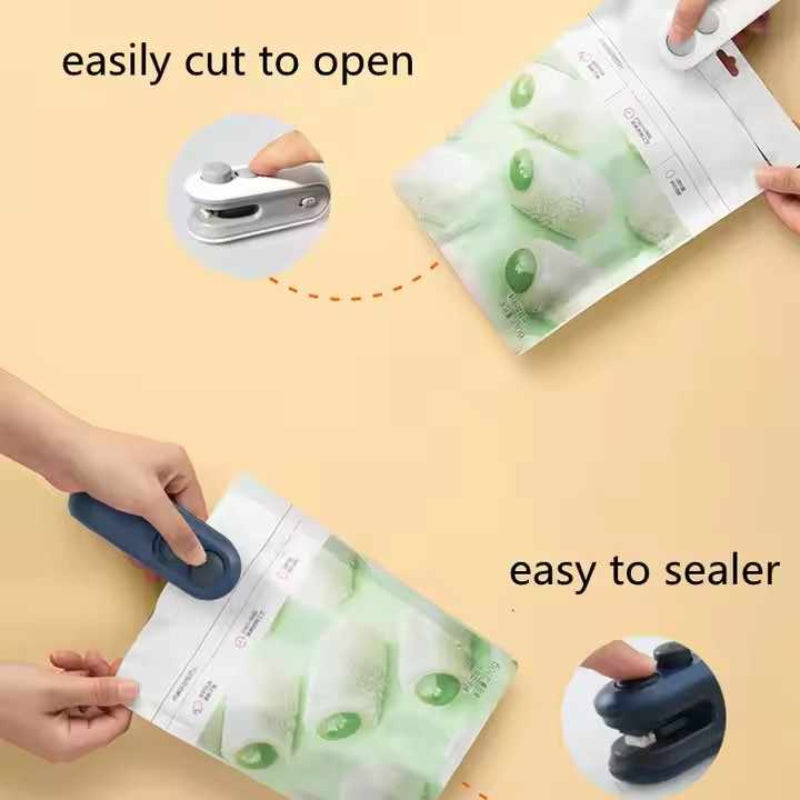 4 Pcs White Portable Magnetic Sealing Machine With Easy To Carry Compact Design