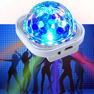 Blue Usb Wristband Car Suction Stage Light 5V Charging Mini 7 Color Laser Atmosphere For Party & Events