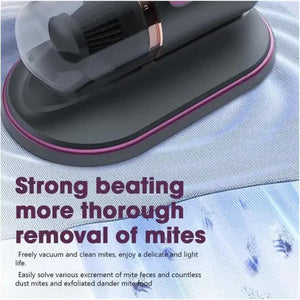 Gold Portable Uv Mattress Cleaner Handheld Wireless Dust Mite Vacuum Home Sterilizer For Bed Fabric Upholstery