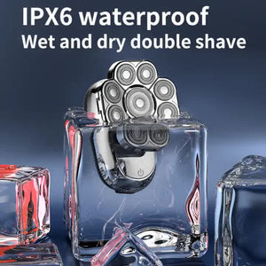 New Digital Display 9 Blade Electric Shaver 6 In 1 Rechargeable Head & Grooming Kit For Smooth Shaving And Haircutting