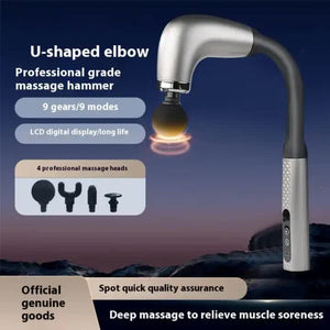 Green Electric Elbow Fascia Gun For Body/Head Relief Portable Silent Fatigue Reliever Hot Selling Massager