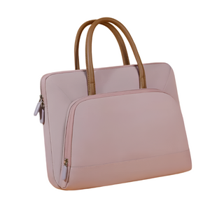 Pink Simple & Stylish Laptop Bag Elegant Notebook Carrier For Students Professionals And Gift Purposes