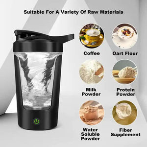 White Usb Rechargeable Automatic Stirring Cup Leak Proof Temperature Resistant And Shockproof Electric Coffee Protein Mi