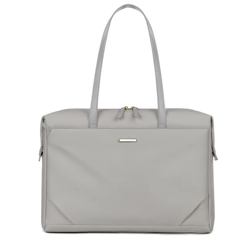 Grey Women's Work Tote Bag New Fashionable Laptop Large Capacity Business Briefcase Commute & Office