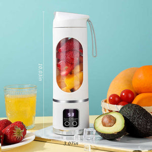 White Portable Rechargeable Juicer Cup New Model Multifunctional Small Blender For Students And Home Use