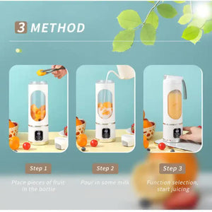 White Portable Rechargeable Juicer Cup New Model Multifunctional Small Blender For Students And Home Use