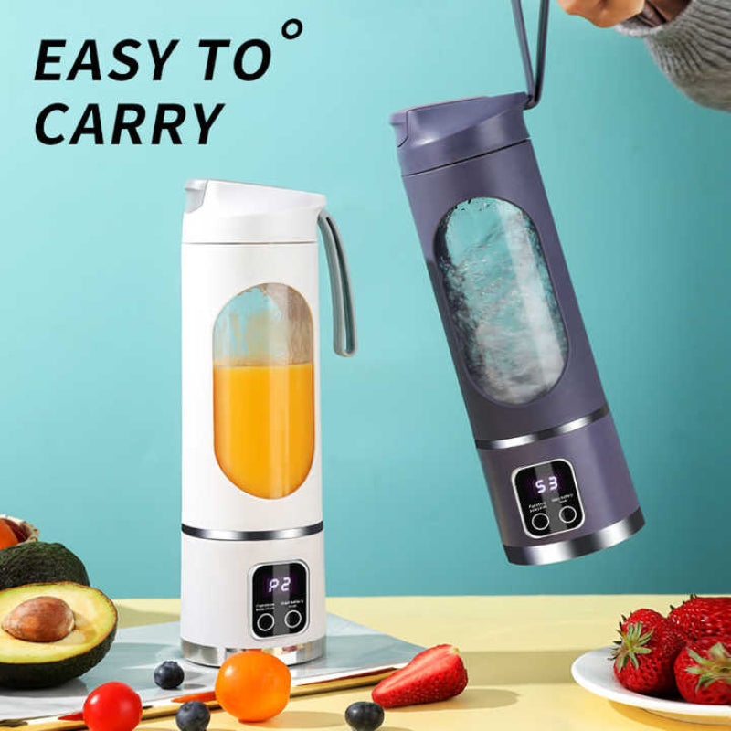 White Portable Rechargeable Juicer Cup New Model Multifunctional Small Blender For Students And Home Use