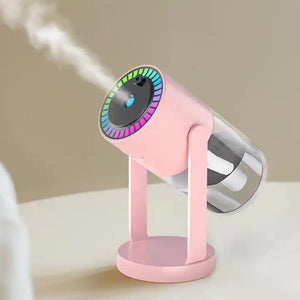 Pink Starry Sky Projection Humidifier Usb Ultrasonic Car And Home Air Mist Diffuser For Hydration