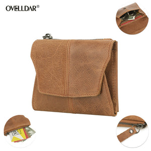 Brown Genuine Leather Women's Wallet C Multifunctional Coin And Card Holder Fashionable Box In Top Grade Cowhide