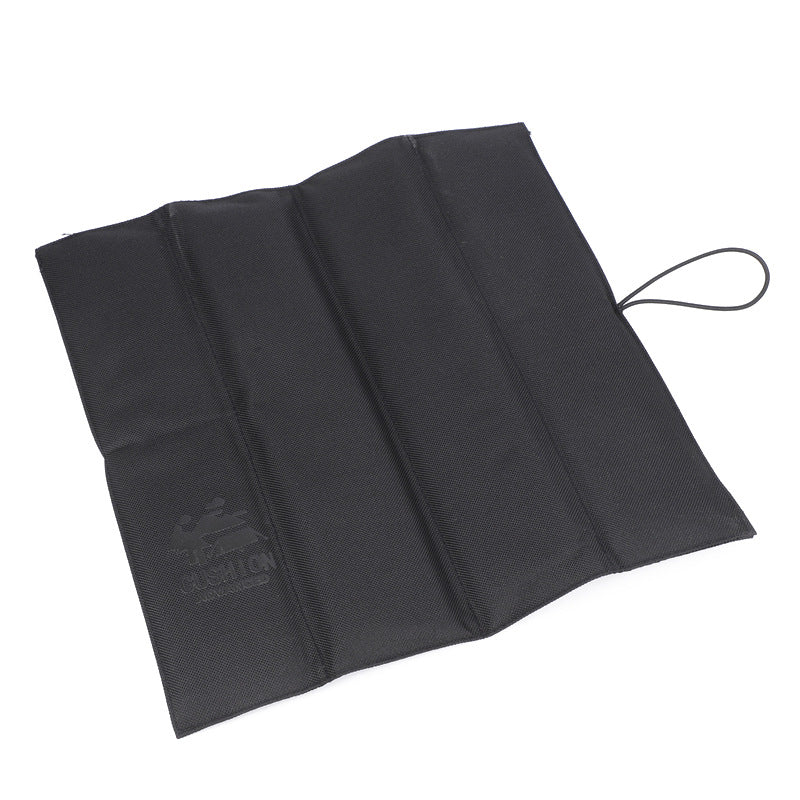 4 Pcs Black Portable Waterproof Outdoor Picnic Mat Moisture Proof Thermal Seat Pad Foldable And Lightweight Travel Cushi