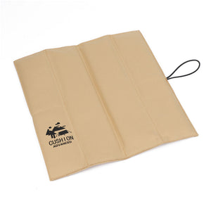 4 Pcs Beige Portable Waterproof Outdoor Picnic Mat Moisture Proof Thermal Seat Pad Foldable And Lightweight Travel Cushi