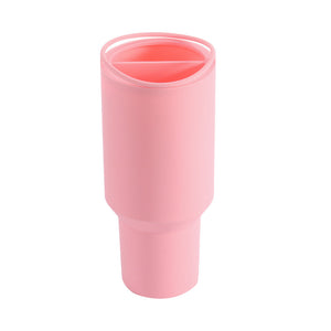 Pink 40Oz Silicone Dual Chamber Cup Separator Food Grade Drink Divider Cold Mug With Separate Compartments Bpa Free Line