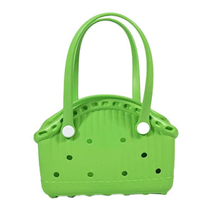 Green Portable Eva Pet Handbag Diy Custom Decoration Carrier For Small Pets Beach And Outdoor Use (Large Capacity)