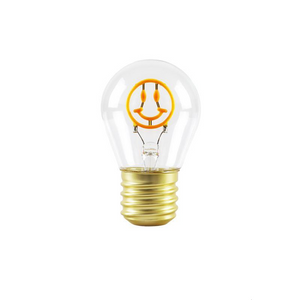 Smiley Face Shape Portable Usb Rechargeable Led Bulb Night Light & Festive Decor