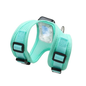 Size Green Pet Cooling Harness Led Lights & Leash Summer Relief For Small Dogs And Cats