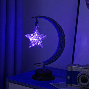 Blue Star Usb Night Light Led Decorative With Glow Powered Perfect For Bedroom Party & Gift