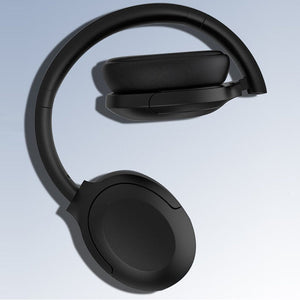 Black P3965 Foldable Bluetooth 5.3 Anc Wireless Over Ear Headphones With Noise Cancellation