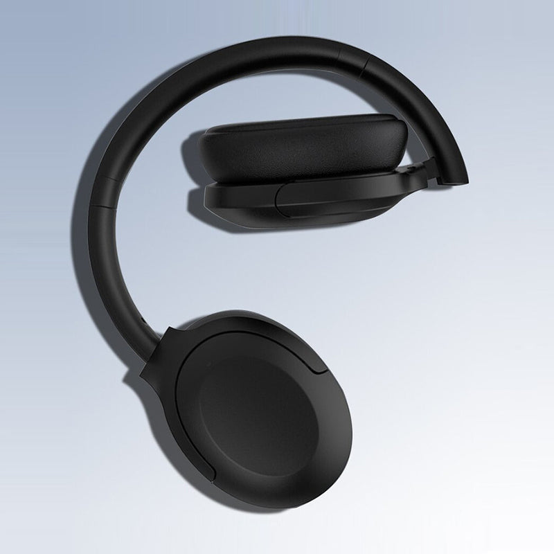 Khaki P3965 Foldable Bluetooth 5.3 Anc Wireless Over Ear Headphones With Noise Cancellation