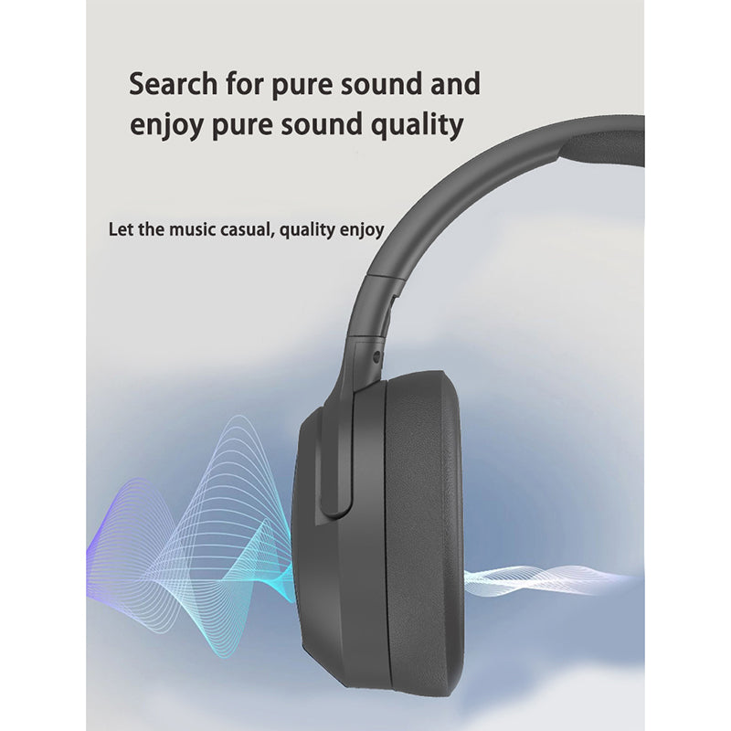 Blue P2963 Wireless Bluetooth Headphones With Led Light Hi Fi Sound And Sport Design