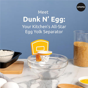 Dunk N' Egg Fun And Innovative Basketball Themed Yolk Separator For Your Kitchen