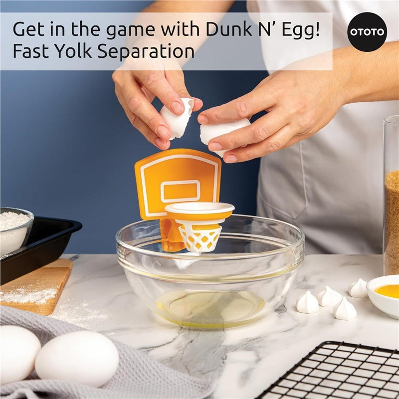 Dunk N' Egg Fun And Innovative Basketball Themed Yolk Separator For Your Kitchen