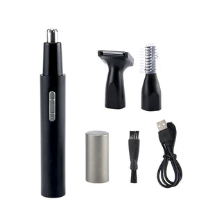 Pritech Tn 266 Multi Functional Electric Hair Trimmer Kit Usb Rechargeable Grooming Set For Nose Eyebrow Beard And Body