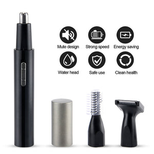 Pritech Tn 266 Multi Functional Electric Hair Trimmer Kit Usb Rechargeable Grooming Set For Nose Eyebrow Beard And Body