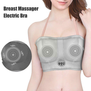 Electric Breast Massager Bra Wireless Comfortable Vibration For Relaxation And Circulation