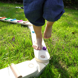 Wooden Sensory Balance Beam Set For Kids Indoor And Outdoor Training