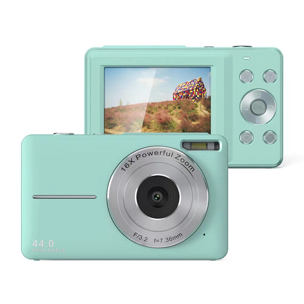 Green Dc403 Digital Camera Bundle Fixed Focus 2.4 Inch Screen 32Gb Memory Card Included