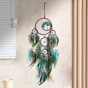 Handmade Dream Catcher With Feathers Bohemian Wall Hanging Decorative Wind Chime