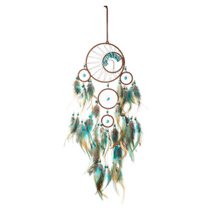 Handmade Dream Catcher With Feathers Bohemian Wall Hanging Decorative Wind Chime