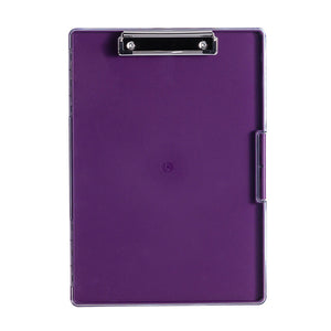 Purple A4 Plastic Document Storage Clipboard Portable And Durable