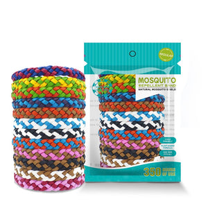 Natural Mosquito Repellent Bracelet Adjustable And Long Lasting Set 5 (12Pcs Random Colors)